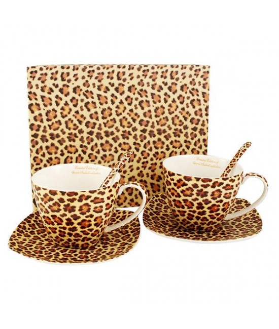 Leopard čajová súprava pre 2 osoby